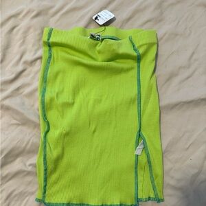Green bandage skirt